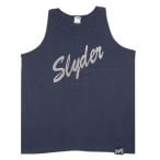 Slyder ORIGINAL[L размер *2000 годы передний половина. воздух чувство *SILVER. ламе принт ] майка [ темно-синий темно-синий ] новый товар ползун оригинал мужской Sean John