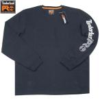 Timberland PRO【海外限定★希少なワークライン★厚盛りの袖プリント】長袖 Tシャツ【ブラック 黒】新品 ティンバーランドプロ メンズ Carhartt カーハート