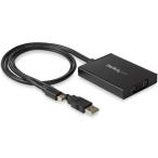 StarTech.com [MDP2DVID2] Mini DisplayPort - デュアルリンクDVI 変換アダプタ ブラック USBバスパワー対応 DVIアクティブディスプレイコンバータ