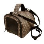 ミニアニマルちびキャリー：水玉ブラウン