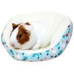 うさちゃんのもこもこベッド：ブルー...