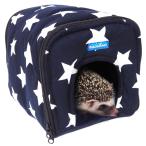 みんなのおうち星柄：ネイビー/ハム...