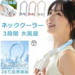 首掛け扇風機 ネッククーラー 冷却プレート 小型 軽量 扇風機 羽なし 小型クーラー usb 静音 冷風機 首掛け 軽量 冷感 大風量 3段階風量 首掛けファン 静音 2025