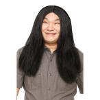 コスプレ かつら カツラ ウィッグ カツランド 黒髪ロン毛 黒髪 ロング ロングヘアー ストレート ブラック 変装 衣装 コスチューム