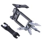 自転車 工具  携帯工具 フォールディングツール HF-83 チェーン切り ニップルレンチ タイヤレバー ドライバー Foglia メンテナンス 修理 マルチツール