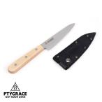 PTYGRACE GIZABA маленький нож 120mm кожанный кейс есть PY-SL30 кемпинг уличный отдых нож сделано в Японии pli Grace 