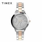 TIMEX タイメックス レディース 腕時計 クォーツ ドレスウォッチ TW2V20300JI シルバー/ローズゴールド ステンレススチール