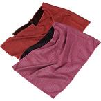 即納 冷感 タオル 熱中症対策 UVカット ひんやり クール 冷却 レッド/ローズレッド 2色セット スポーツタオル アウトドア 運動 日焼け対策 暑さ対策 紫外線カ…