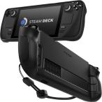 スチームデッキ Stream Deck ケース カバー マットブラック色 TPU 衝撃吸収 保護カバー 傷防止 ゲーム ゲーミング