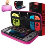 ショッピング任天堂スイッチ 任天堂 スイッチ ケース Nintendo Switch キャリングケース ピンク ハード ポータブル トラベル キャリーケース シェル ポーチ ニンテンドー あつ森 ポイント…