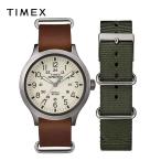 最安値挑戦中!即納 TIMEX タイメックス メンズ 腕時計 Expedition Scout 43 替えバンド付き ブラウン TWG016100 海外モデル 当店1年保証