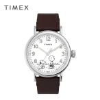 即納 TIMEX タイメックス 腕時計 70周年記念モデル スタンダード Peanuts スヌーピー TW2U71000 ブラウン 海外モデル リストウォッチ 日本未発売