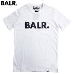 BALR. ボーラー 新品 半袖 Tシャツ B1112.1048 BRAND STRAIGHT T-SHIRT 白 ホワイト M 丸首 クルーネック クリックポストで送料無料