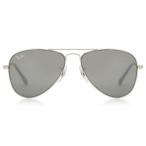 RayBan Kids солнцезащитные очки RJ9506S Junior Pilot 212/6G 52 ребенок Teardrop Shiny Silver 52mm линзы ширина стандартный товар 