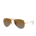  RayBan Kids солнцезащитные очки RJ9506S Junior Pilot Kids Asian Fit поляризованный свет 223/T5 52 Kids Pilot Brown UV 3 52mm линзы ширина %100 подлинный товар 