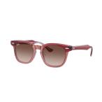  RayBan Kids солнцезащитные очки RJ9098SF Asian Fit 715413 47 ребенок квадратное Transparent Top Red/Orange/Light Purple 47mm линзы ширина стандартный товар 