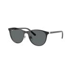  RayBan Kids солнцезащитные очки RJ9552S Polarized 295/81 47 ребенок o монтировка Black on Silver 47mm линзы ширина стандартный товар 