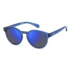 Polaroid солнцезащитные очки PLD 8075/S Kids Polarized PJP/5X 44 ребенок o монтировка Transparent Blue 44mm линзы ширина стандартный товар 