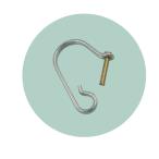  ever association одиночный труба рукоятка гранат подвешивание металлические принадлежности TK вешалка 10 штук [ Hokkaido * Kyushu * Okinawa * отдаленный остров рассылка не возможно ][ дом частного лица рассылка не возможно ][ площадка рассылка не возможно ][ оплата при получении не возможно ]