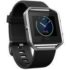 ショッピング万歩計 Fitbit Blaze スマート フィットネス ウォッチ 時間表示付き ブラック 本体のみ　アクティブトラッカー 万歩計 GPS 心拍数