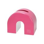 名入れ アーチティッシュケース ピンク (名前入り 名入り プレゼント)誕生日 結婚祝い 記念日 ギフト プレゼント 女性 男性