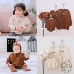 親子ペアルック ベビー 秋服 お揃い ペアルック 長袖 パーカー 秋冬 暖かい カジュアル 親子ペア 男の子/女の子/親子服/長袖/キッズ 春秋