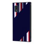 AQUOS wish2 AQUOS wish ケース ハードケース 耐衝撃 ハイブリッド KAKU ストライプ ネイビー カバー SH-51C SHG08 A204SH SHG06 A103SH A104SH SH-M20 アクオス