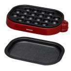  Iris o-yama сковорода для takoyaki 2WAY ( takoyaki plate 20 дыра flat поверхность plate ) красный ITY-20WA-R