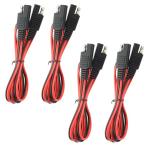 WMYCONGCONG 4 шт. комплект SAE - SAE удлинение кабель Quick tis Connect электропроводка 18AWG 1M SAE коннектор 