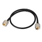 Rfsupplier MP-MP 同軸 ケーブル 中継ケーブル 両端Ｍ型 同軸切替器 延長ケーブル（RG58 50CM）SWR計用 無線機用 【