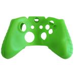 OSTENT ケースカバー ソフト プロテクター シリコンスキン ポーチMicrosoft Xbox One コントローラー用 (グリーン)