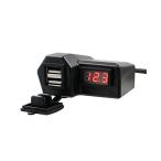 SHEAWA мотоцикл USB источник питания зарядное устройство USB2 порт 3.4A вольтметр есть источник питания переключатель мотоцикл. руль . зеркало заднего вида . установка возможность 