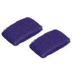 PATIKIL спорт напульсник 8x5cm 2 шт хлопок Terry Cross всасывание .. пот прекращение частота теннис бейсбол тренировка a потертость шик бег 