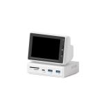 Hagibis IPSミニモニター 3.5インチ USB-C ハブ一体型 | AIDA64対応 / サブディスプレイ/Mini PC風設計 (9