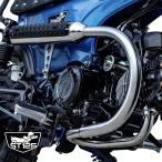 ホンダ ダックス125用マフラー DX063 / Full System exhaust pipe, slanted end For Honda ST125 Diabolus by K-SPEED(旧Diablo Custom Works)JB04