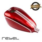 *. приобретенный товар *BLACKWING( старый MAXNUS) Rebel 250/500 для custom крышка топливного бака V7 красный × белый / Fuel Oil Tank Cover For HONDA Rebel250/500 MC49 PC60