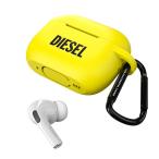 ショッピングairpods proケース DIESEL ディーゼル AirPods Pro ケース カバー エアーポッズ プロ シリコンカバー カラビナ付き ネオンライム 黄緑 イヤホン ホルダー 耐衝撃 送料無料