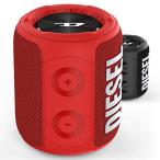 ショッピングdiesel DIESEL ディーゼル Bluetooth ワイヤレススピーカー ワイヤレス 防水 重低音 最大14時間音楽再生 リストストラップ付 レッド おしゃれ ブランド