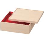 ショッピング重箱 J-kitchens 重箱 1段 尺0寸 良木 紙 お重箱 司白木 30.0cm x 30.0cm x 6.7cm 日本製