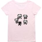 黒猫探偵社ネコ柄Tシャツベビーピン...