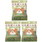 忠犬もちしばバスボール４ 入浴剤 マスコットが飛び出るバスボール 【３個セット】