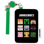 Minecraft　リール付きパスケース　フェイス