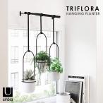 トリフローラ ハンキング プランター ホワイト 21011748660 「送料無料」/ umbra アンブラ / 観葉植物 室内グリーン ディスプレイ プランターポット 3連
