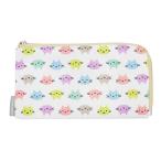 Yahoo! Yahoo!ショッピング(ヤフー ショッピング)マスクポーチ ねこっと カラフル 「ポスト投函送料無料」/ 猫 ネコ 抗菌 薄型 持ち歩き 清潔 仕切り付き ファスナー 予備マスク 旅行 ポーチ マスクケース