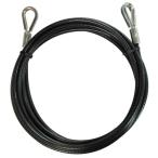 trad 三共コーポレーション THW-3253C PVC被覆メッキ付ワイヤーロープ（両端シンブル加工）径3.2mm×3m THW3253C 【360626】(15130619)