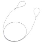 サンワサプライ eセキュリティ（ワイヤー、1.0m・2.2mm） SLE-11W-1