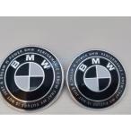 高品質  BMW 50周年 M クラシック ボンネット トランク エンブレム ブラックホワイト 82mm 73mm 2枚 E46E90F30F31F32F80F83F36M4