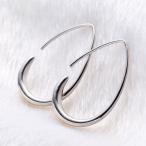 Yahoo! Yahoo!ショッピング(ヤフー ショッピング)ロジウム コーティング プラチナ 加工 フープピアス ティアドロップピアス レディース 日本製 送料無料 プレゼント 誕生日