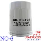 [1 шт ] масляный фильтр NO-6 NISSAN Nissan Isuzu UD-TRUCKS GT-R Atlas Elgrand Safari Cima Civilian Fuga 