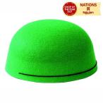 フェルト帽子 緑  帽子